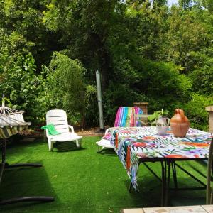 A garden outside La Quercia Antica B&B