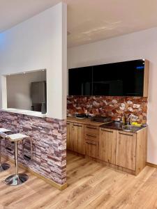 Η κουζίνα ή μικρή κουζίνα στο Hugo Bianca LUX