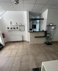 Kuchyň nebo kuchyňský kout v ubytování Sareza hotel