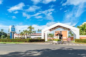 a gas station in front of a building at Best Western Jaco Beach All Inclusive Resort in Jacó