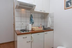 Kuchyň nebo kuchyňský kout v ubytování Apartments with a parking space Brela, Makarska - 6907