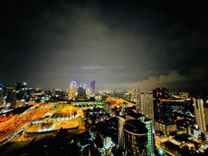 Nespecifikovaný výhled na destinaci Johor Bahru nebo výhled na město při pohledu z hotelu