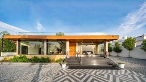 Budova, kde se vila nachází