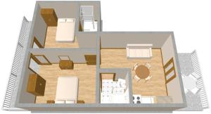 Apartments and rooms by the sea Lucica, Lastovo - 990平面图