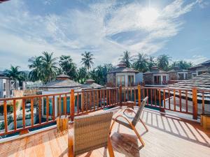 Ein Balkon oder eine Terrasse in der Unterkunft Yotaka Khanom