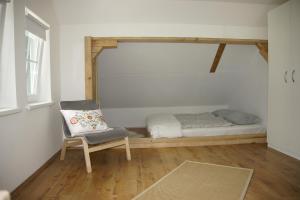 เตียงสองชั้นในห้องที่ Chalet Gamsjäger