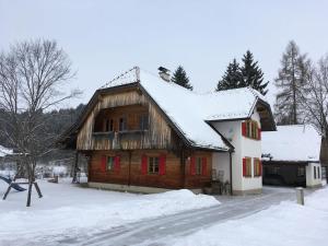 Chalet in Feistritz near Petzen Ski Area during the winter