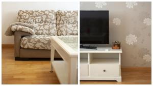 A television and/or entertainment centre at El Capricho de Ana - Apartamentos Aloha Toledo
