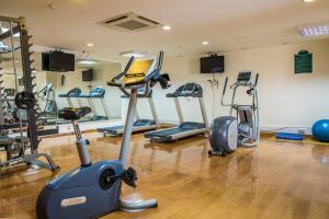 Het fitnesscentrum en/of fitnessfaciliteiten van Imperial Suites Hotel
