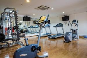 Het fitnesscentrum en/of fitnessfaciliteiten van Imperial Suites Hotel