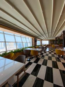 Een zitgedeelte bij Imperial Suites Hotel