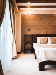 Postel nebo postele na pokoji v ubytování Pinhan Otel Kazdağıları