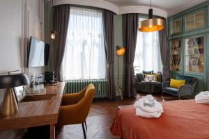 Postel nebo postele na pokoji v ubytování Martin's Relais