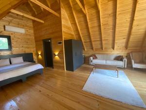 Postel nebo postele na pokoji v ubytování Pinhan Otel Kazdağıları