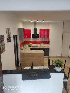 Kuchyňa alebo kuchynka v ubytovaní Apartamenty centrum + 23 fotografií