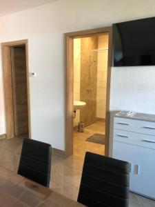 Koupelna v ubytování Ferienwohnung Zeitler