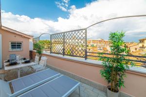 Balkón alebo terasa v ubytovaní Luxury Top Floor in Trastevere