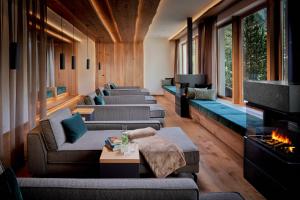Un lugar para sentarse en Hotel Alpenhof