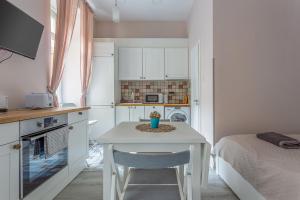 Kuchyňa alebo kuchynka v ubytovaní Goldcentral Apartments Akacfa Studios