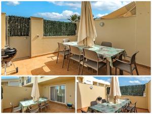 Balkón nebo terasa v ubytování Tenerifeopenhome Townhouse Oasis Fañabe 40