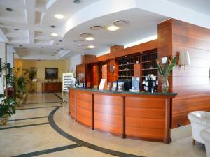 Lobbyn eller receptionsområdet på Hotel Nettuno