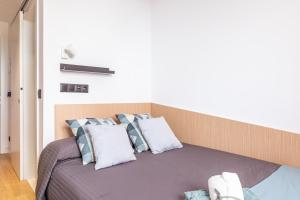Posteľ alebo postele v izbe v ubytovaní Residencia Universitaria Resa Málaga Centro