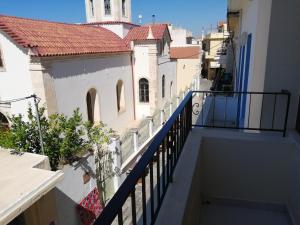 Balkón alebo terasa v ubytovaní Λήδα