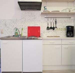 Η κουζίνα ή μικρή κουζίνα στο Appartement Ernst +4 φωτογραφίες