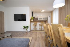 TV a/nebo společenská místnost v ubytování Apartmán LIPNO Z1 - Frymburk
