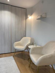 Posezení v ubytování MazuryDreamHouse