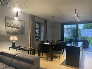 Posezení v ubytování MazuryDreamHouse