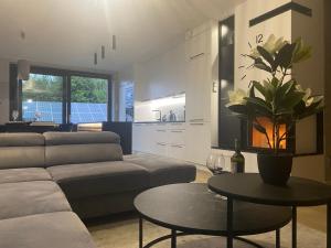Posezení v ubytování MazuryDreamHouse