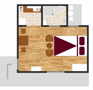 Půdorys ubytování Apartments with parking spaces Porec - 2285