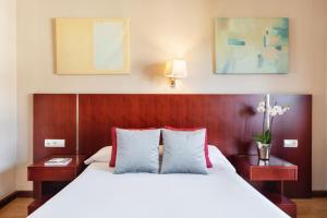 Cama o camas de una habitación en Crisol Riosol