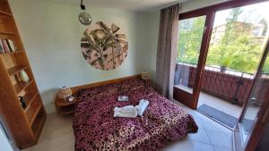 Łóżko lub łóżka w pokoju w obiekcie Villa Blu