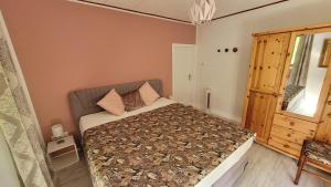 Łóżko lub łóżka w pokoju w obiekcie Villa Blu