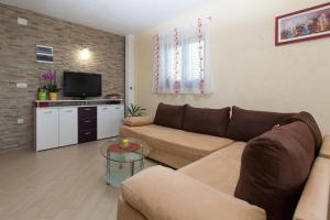 Televízia a/alebo spoločenská miestnosť v ubytovaní Apartments with a parking space Jadranovo, Crikvenica - 2377