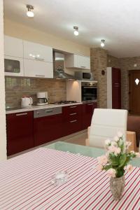 Kuchyňa alebo kuchynka v ubytovaní Apartments with a parking space Jadranovo, Crikvenica - 2377