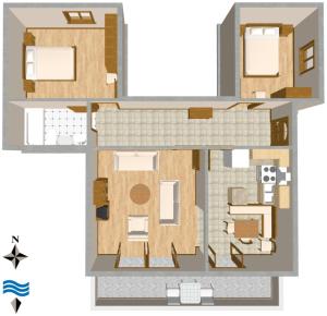 Plán poschodí v ubytovaní Apartments with a parking space Selce, Crikvenica - 2361
