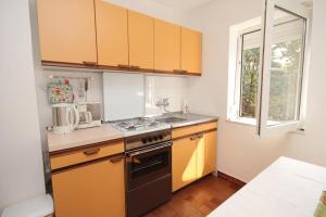 Kuchyňa alebo kuchynka v ubytovaní Triple Room Selce 2379d