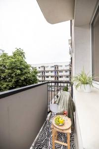 Balkón alebo terasa v ubytovaní Roomsy Świętojańska + 1 fotografia