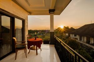 Balkón nebo terasa v ubytování Gora House Bali