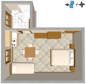 Plán poschodí v ubytovaní Apartments and rooms with parking space Nerezine, Losinj - 2506