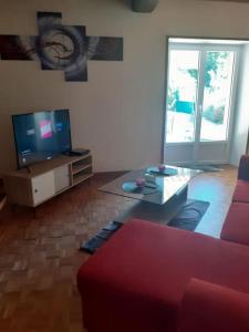 TV a/nebo společenská místnost v ubytování Le val mousset + 9 fotografií
