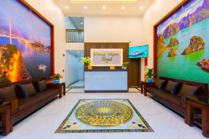 Χώρος καθιστικού στο Hong Ngan Hotel