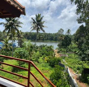 a view of the river from the balcony of a house at Mayoorapanjaram in Neyyāttinkara