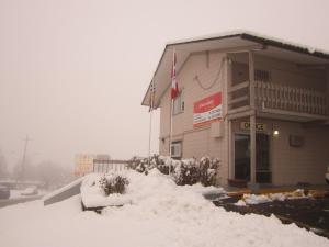 Star Lodge v zimě