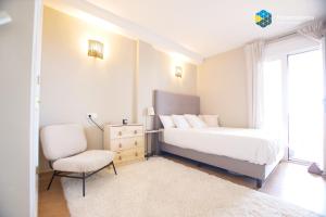 Posteľ alebo postele v izbe v ubytovaní Apartamento Beach Cala Pi