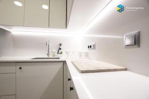 Kuchyňa alebo kuchynka v ubytovaní Apartamento Beach Cala Pi