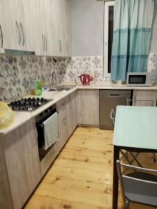 Kuchyň nebo kuchyňský kout v ubytování guest house TSVARA